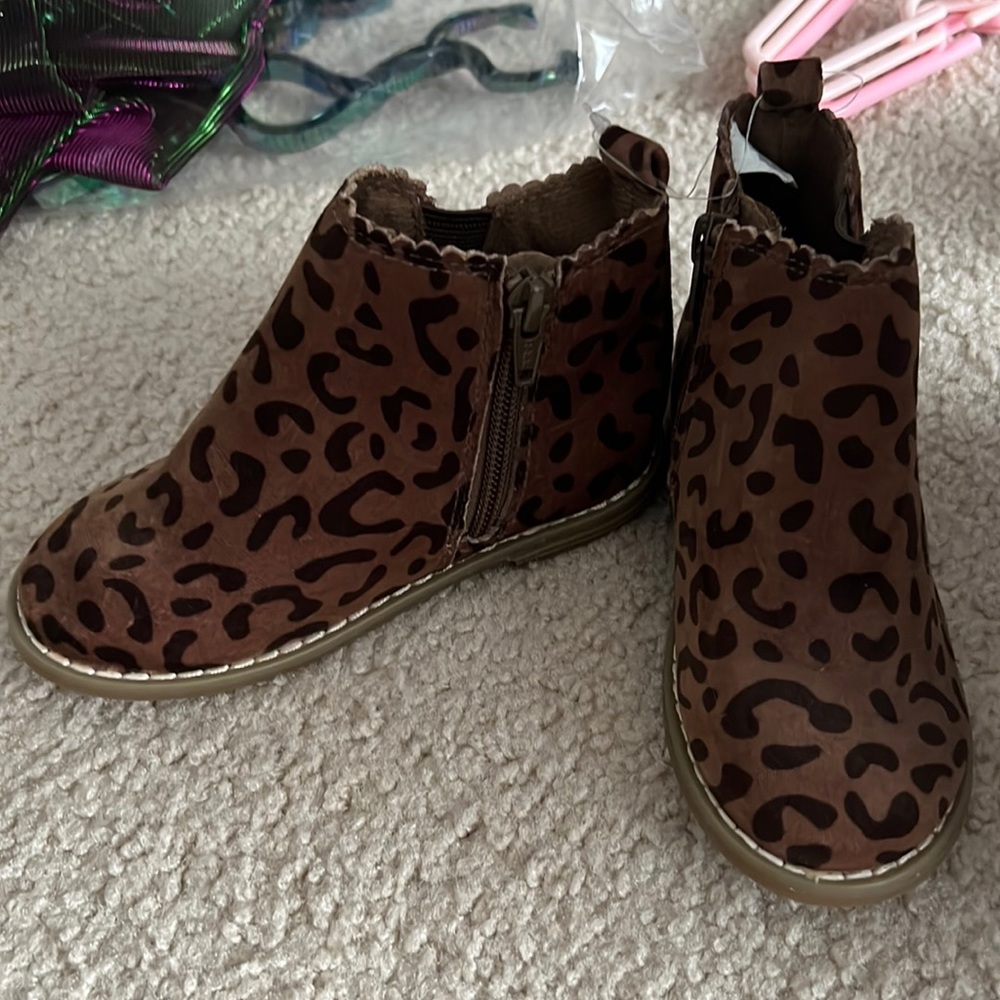 Gap Leopard Booties